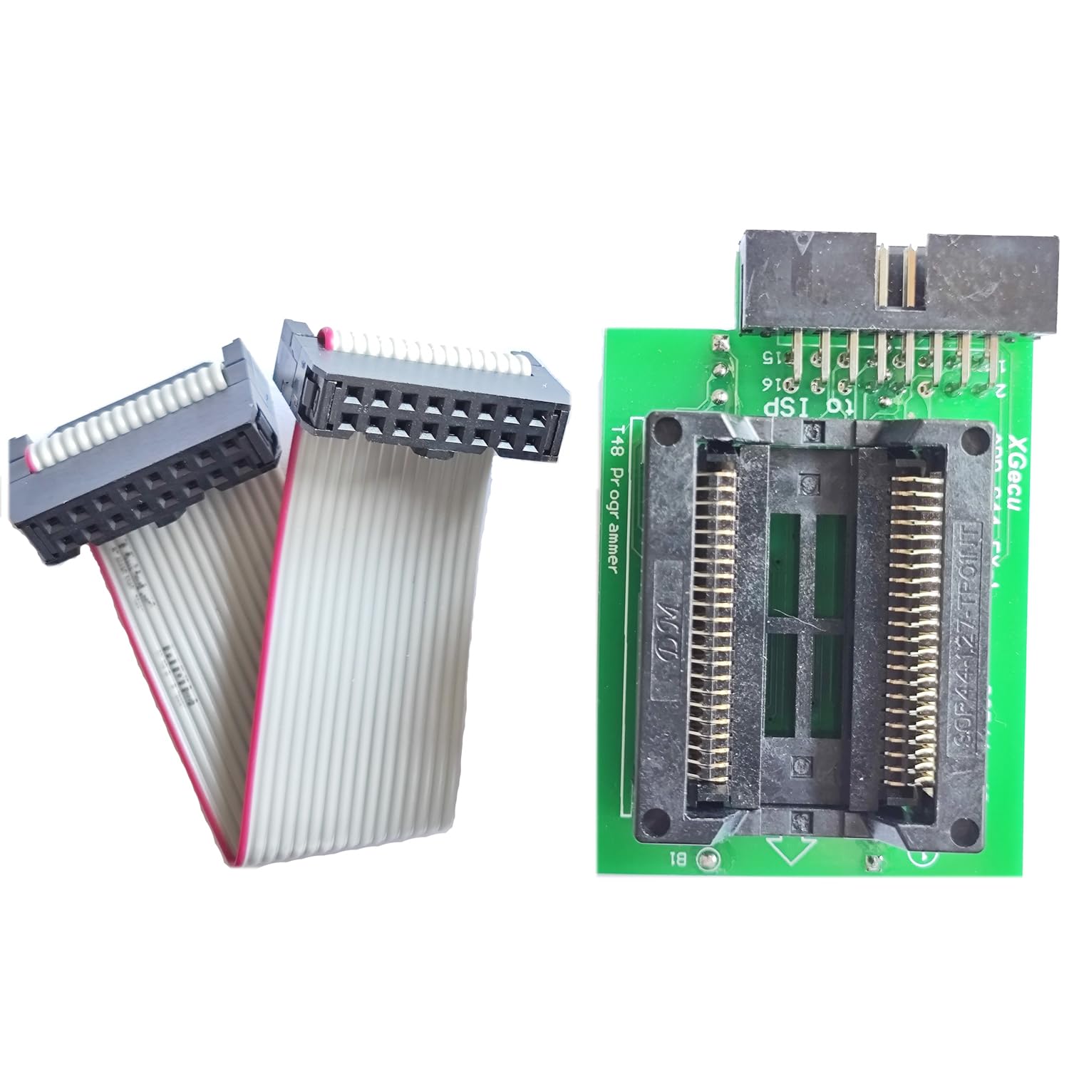 XGOIENZI XGecu SOP44 Adapter 1.27 mm ADP_S44_EX-1/ for PSOP44/SOP44/SOIC44 ICS Socket Only Use on T48 (TL866-3G) Programmer