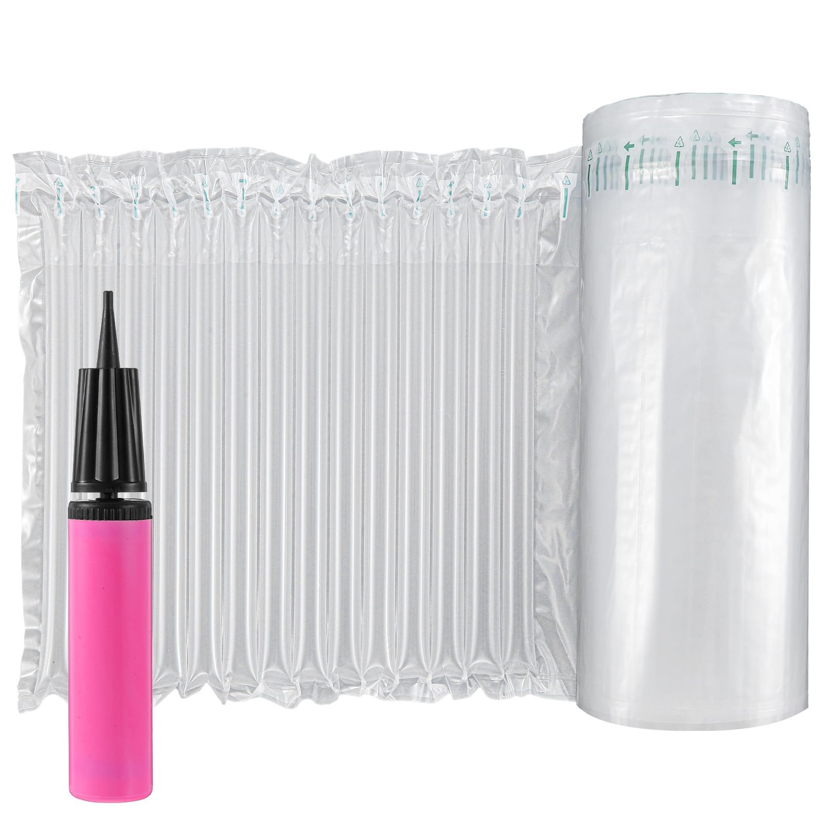 Envoltura acolchada de burbujas grande de 12 x 328 pies para embalar, almohadas de aire inflables para envío y mudanzas, bolsas protectoras de viaje, bolsas protectoras de viaje resistentes para