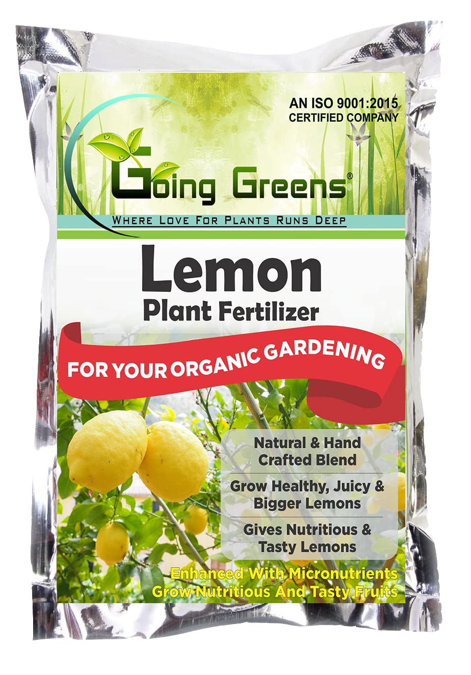 Going Greens Lemon Plant Fertilizer for Pot Plants I Lemon Plant Growth Supplement, Fertilizers for Plants Home Garden I 900 gms (B0B2574YC2) Amazon Price History, Amazon Price Tracker