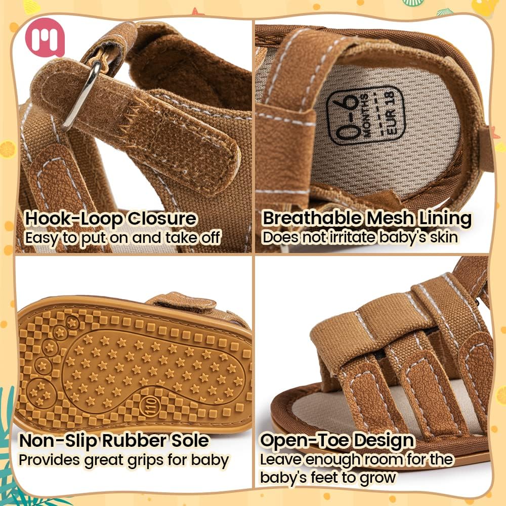 Miniatura 5 de Save Beautiful - Sandalias de verano para bebé, niños, una suela suave y antideslizante. Zapatos para los primeros pasos