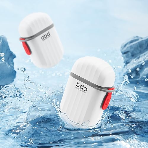 Miniatura 6 de Soporte para jabón, paquete de 2 recipientes de jabón de viaje con tapa, caja de jabón portátil a prueba de fugas para baño, campamento, viajes,