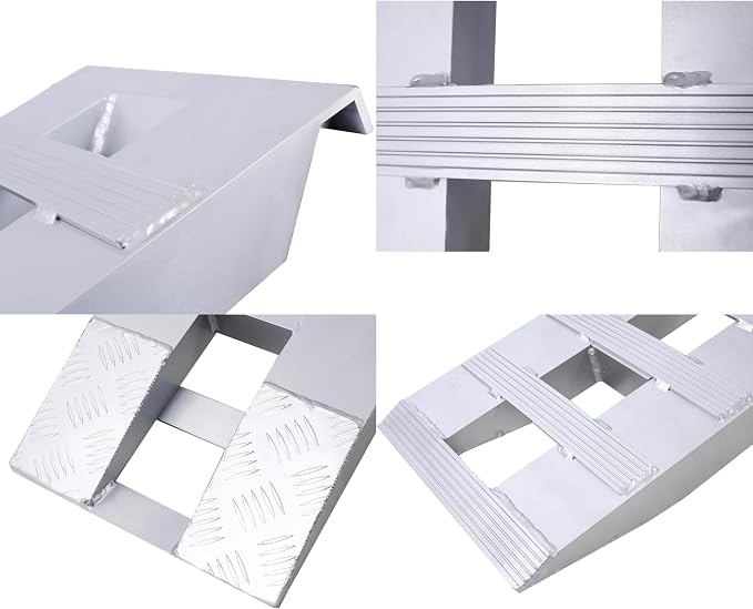 Rampas de carga de aluminio 6600 lbs 60x12 in miniatura 6