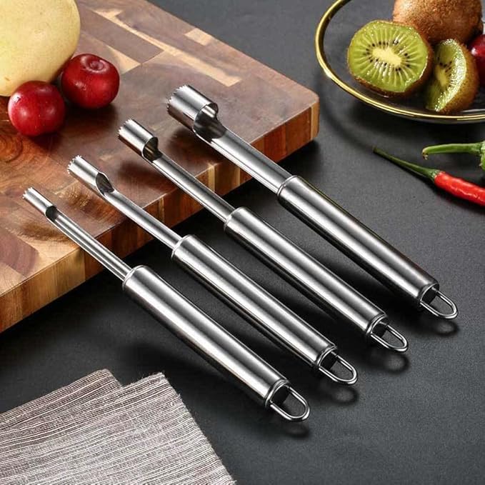 Fruit Corer, Stainless Steel Apple Corer, MultiFunction Fruit Corer