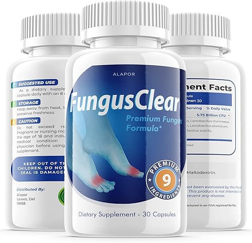 Miniatura 3 de (2 unidades) Fungus Clear - Pastillas probióticas, cápsulas de fórmula avanzada Fungusclear Max, para 60 días de suministro.