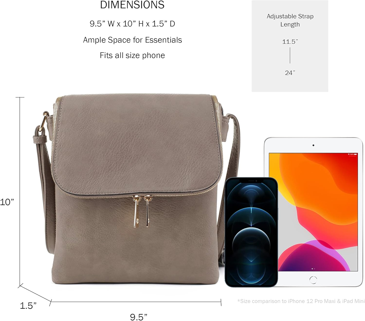 JESSIE & JAMES Cheyanne Concealed Carry Crossbody Bag with Lock and Key - Image 4