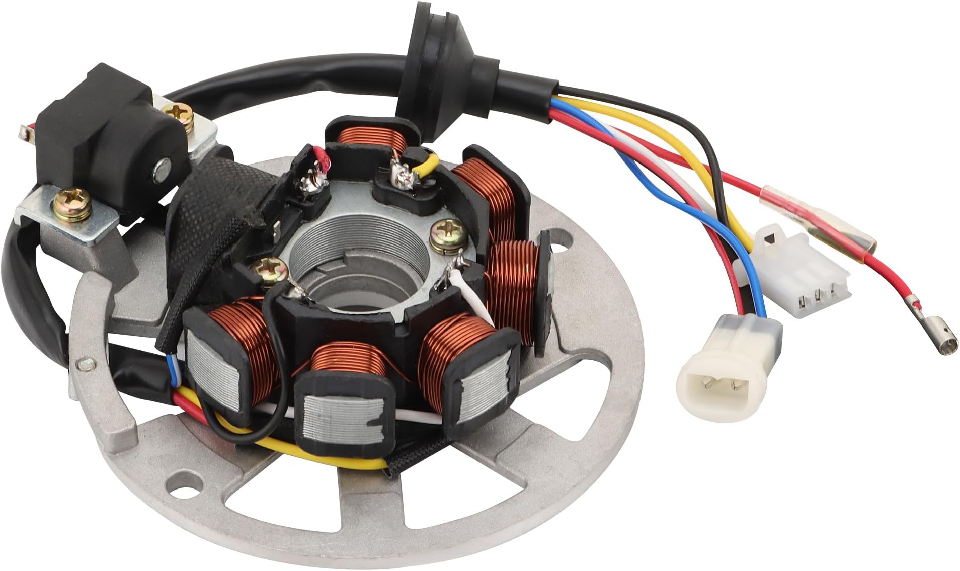 - STATOOK Magneto Stator 7 Coil Corrosion and Moisture Resistance Electric Motor Stator Replacement Par Compatible with GT 50 RY6 ATV E-TON AXL50 AXL90 DXL90 RXL50 RXL70 RXL90 JL50QT-51 2 Stroke