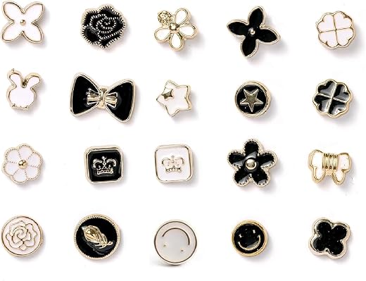 Clefairy Pearl Brooch Pins Women Instant Jean Fastener Shirt Cover Modesty Enamel Clasp Safety Button DIY Clothing Dress C...