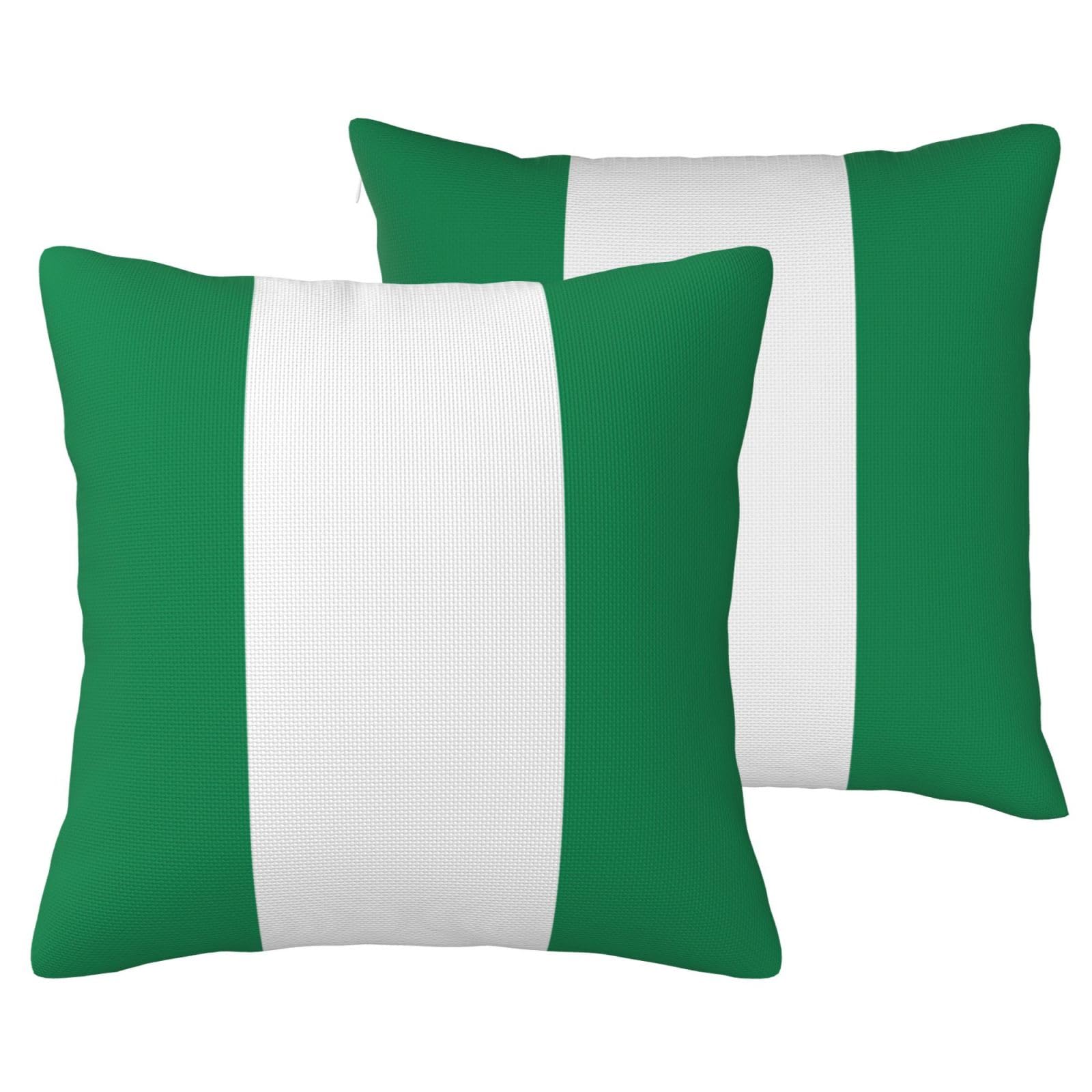 Housse de coussin Nigeria en lin : lot de 2 pour la déco du salon