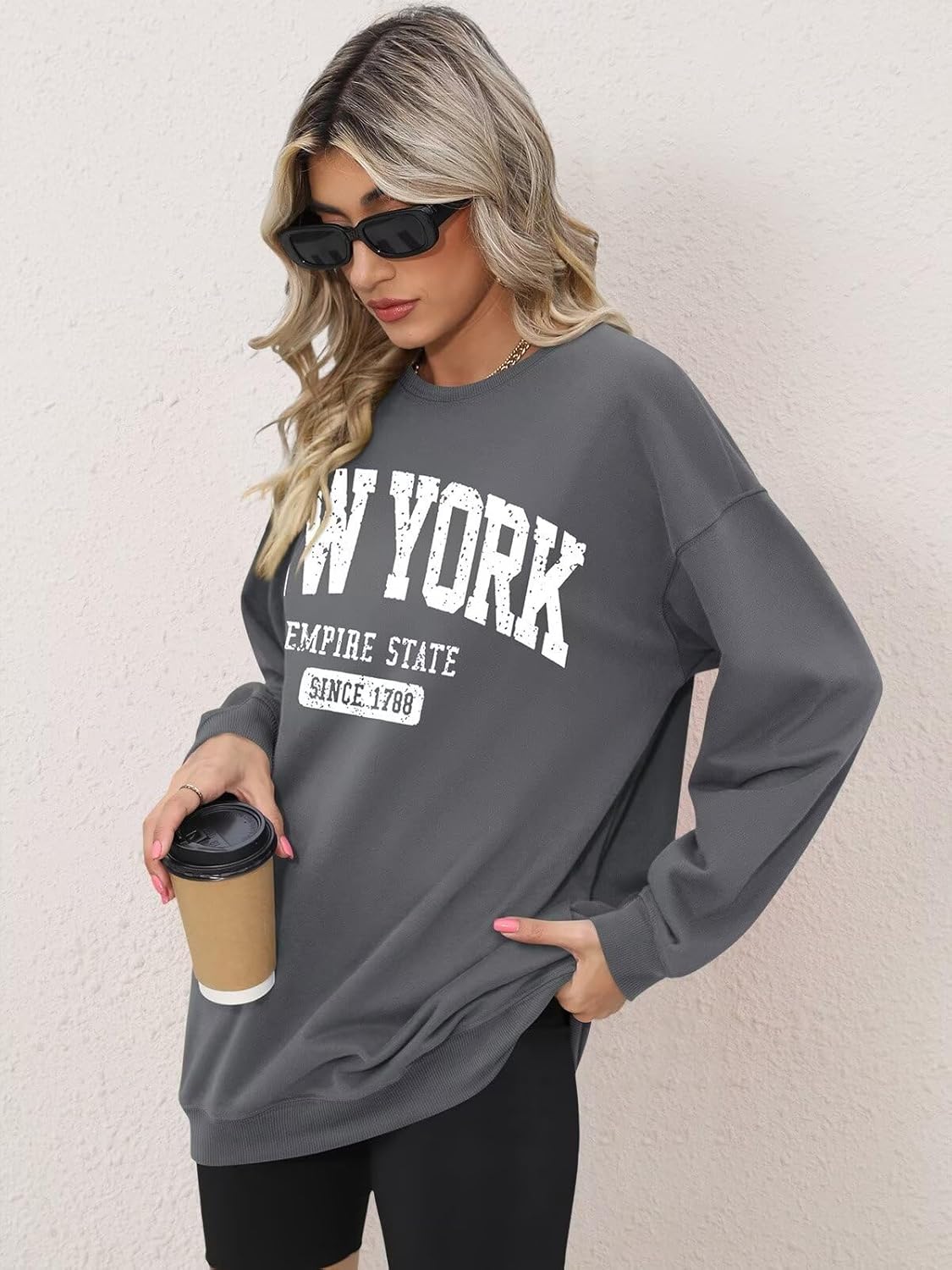 ORANDESIGNE Oversized Graphic Sweatshirt for Women Long Sleeve Crewneck Pullover Casual Fall Hoodie Tops 2026 - Image 5