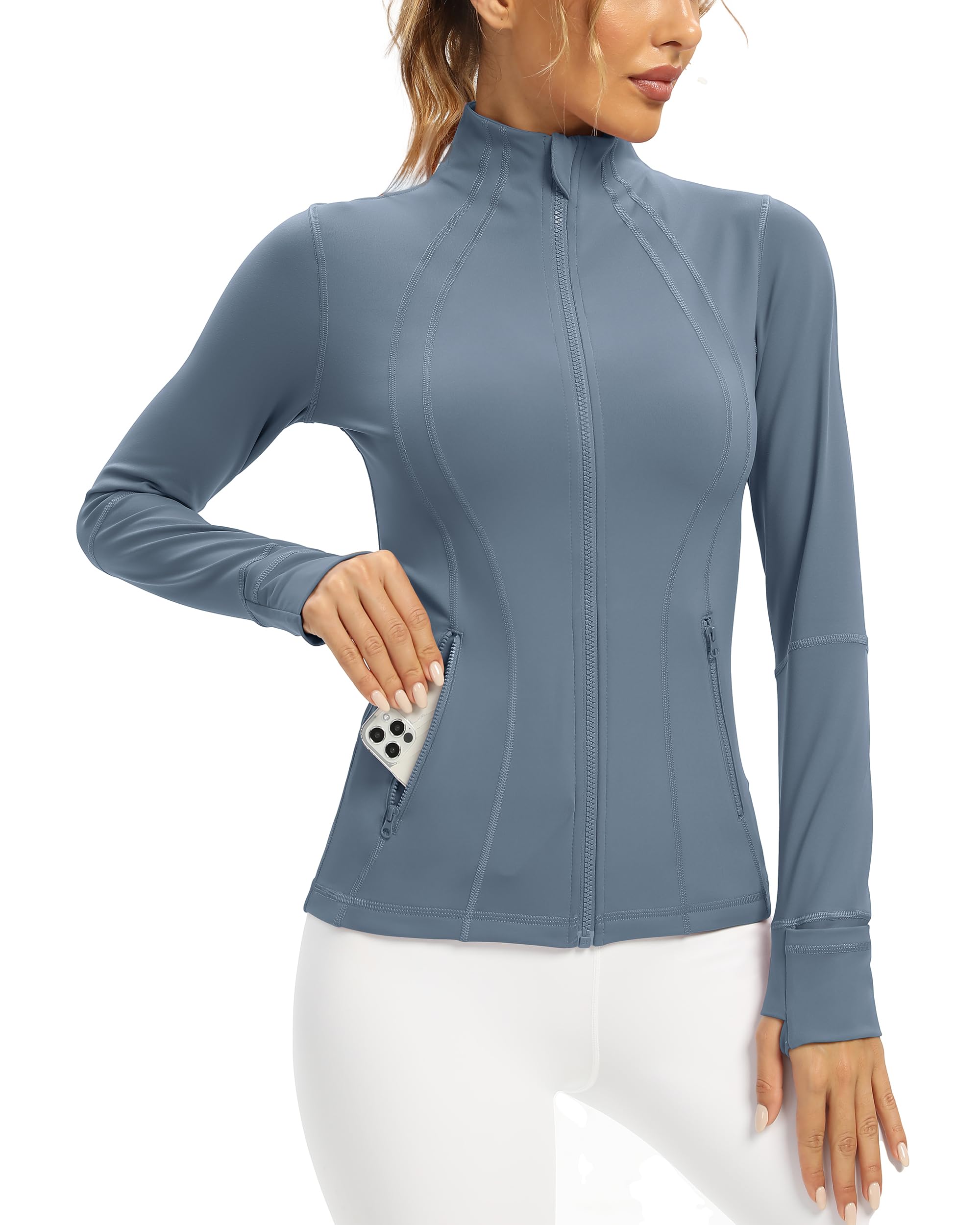 QUEENIEKE Women's Half Zip Workout Jackets