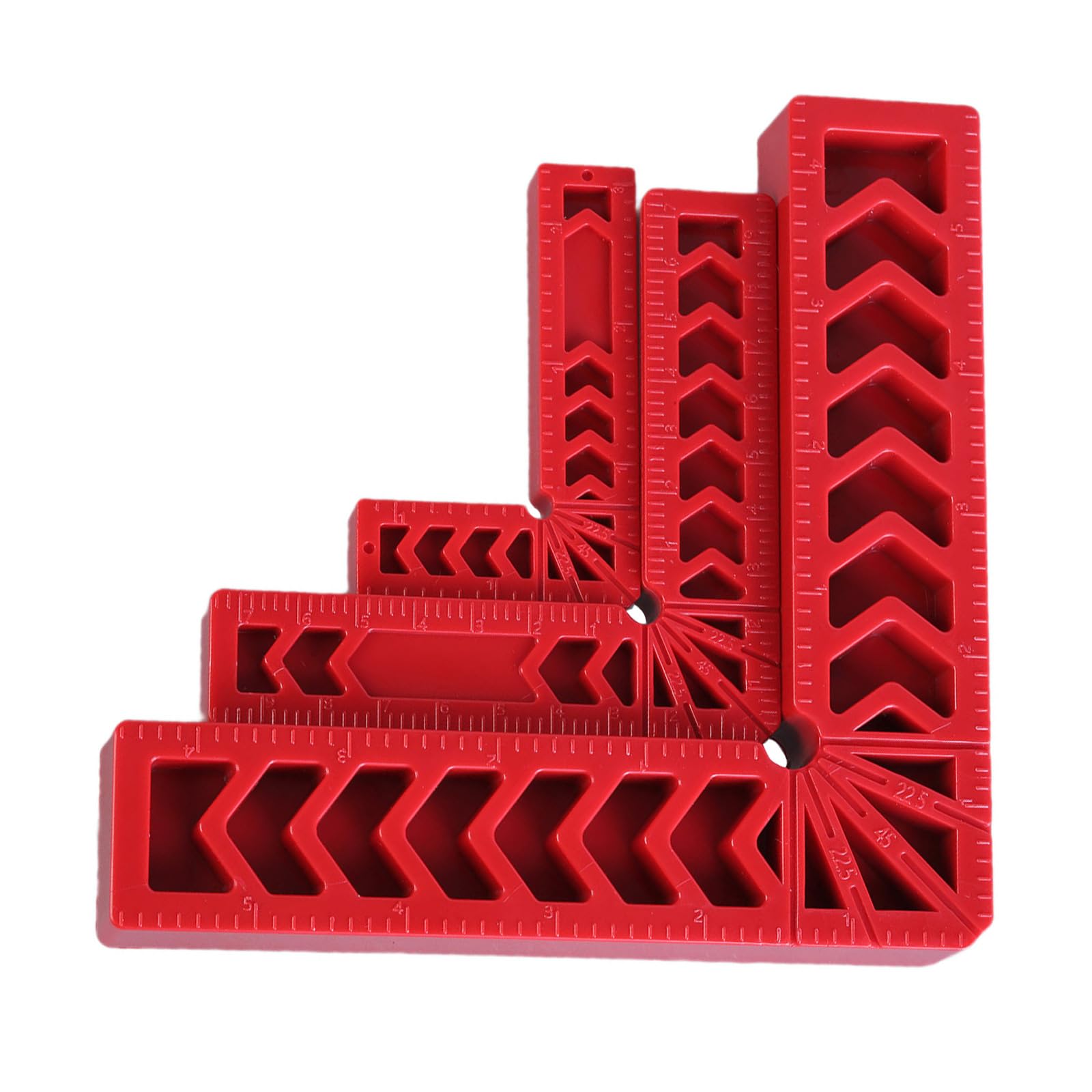 3Pcs Corner Clamping Woodworking Tool 3in 4in 6in Clamp for Cabinets 90 Degree Positioning Squares Right Angles Clamps Corner Clamp