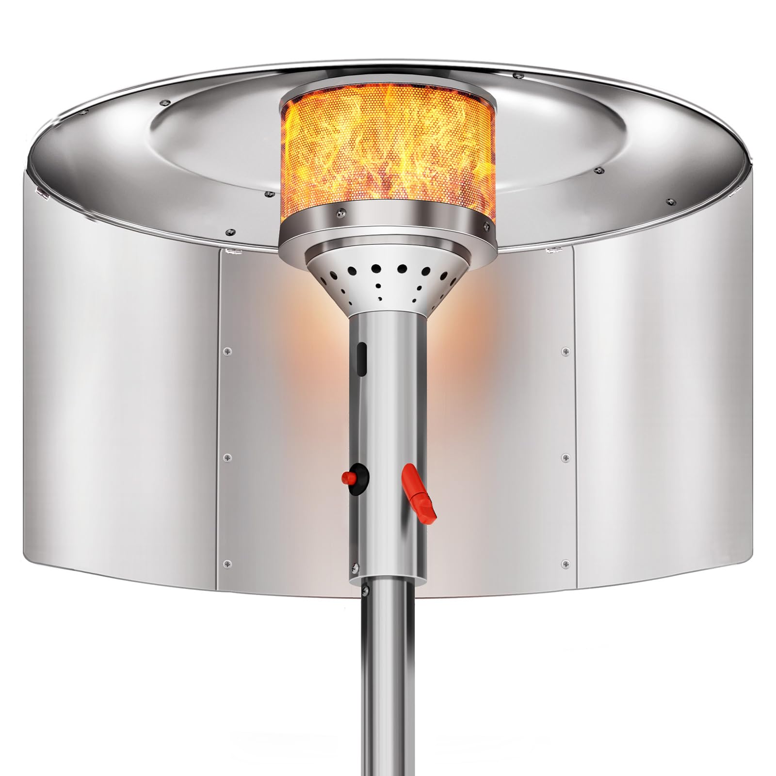 Fireplace Heat Deflector Patio Heater Reflector Adjustable Heat