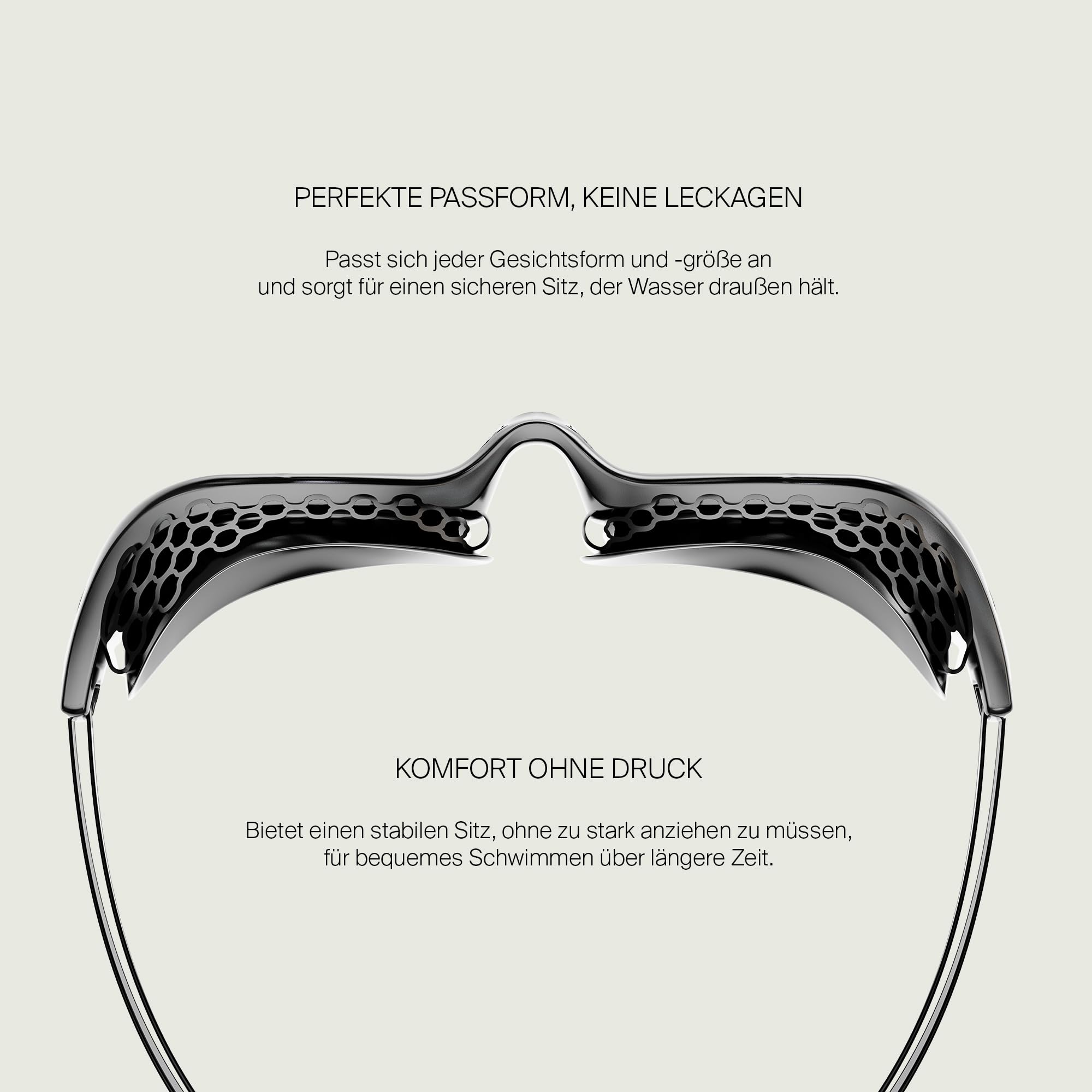 Schwimmbrille OzeanX. Schwimmbrille Herren mit UV400-Schutz. Antibeschlag Schwimmen Zubehör Damen. Swimming Goggles mit XVISION Panorama-Gläsern. Hydrodynamische Passform für Schwimmen.