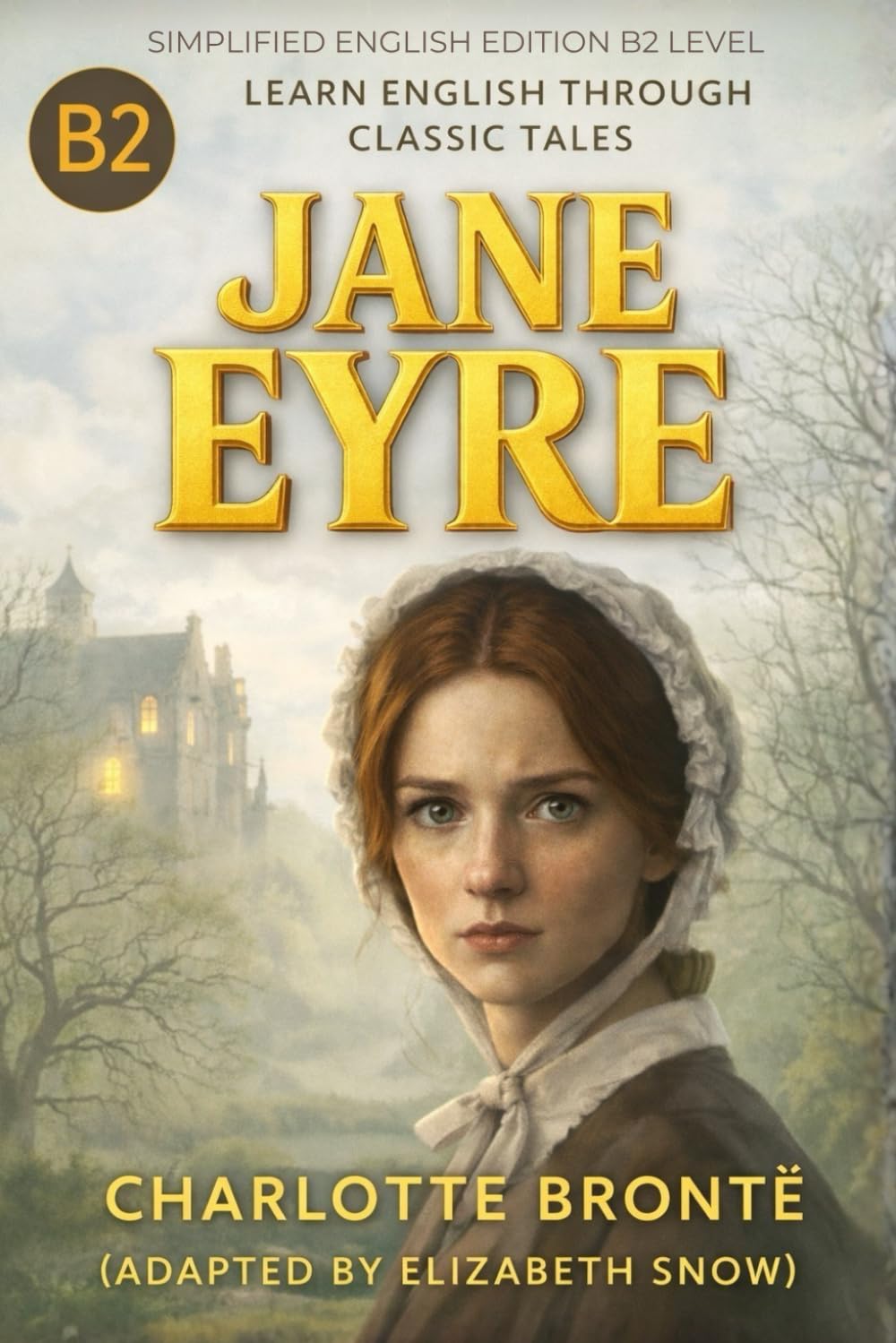 Jane Eyre (Simplified English Edition, B2 Level): Learn English with a Classic Love Story of Courage, Morality, and Independence