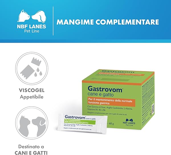 NBF Lanes | Gastrovom Dog and Cat, 30 Oral Sticks, for Maintaining Normal Gastric Function - 2