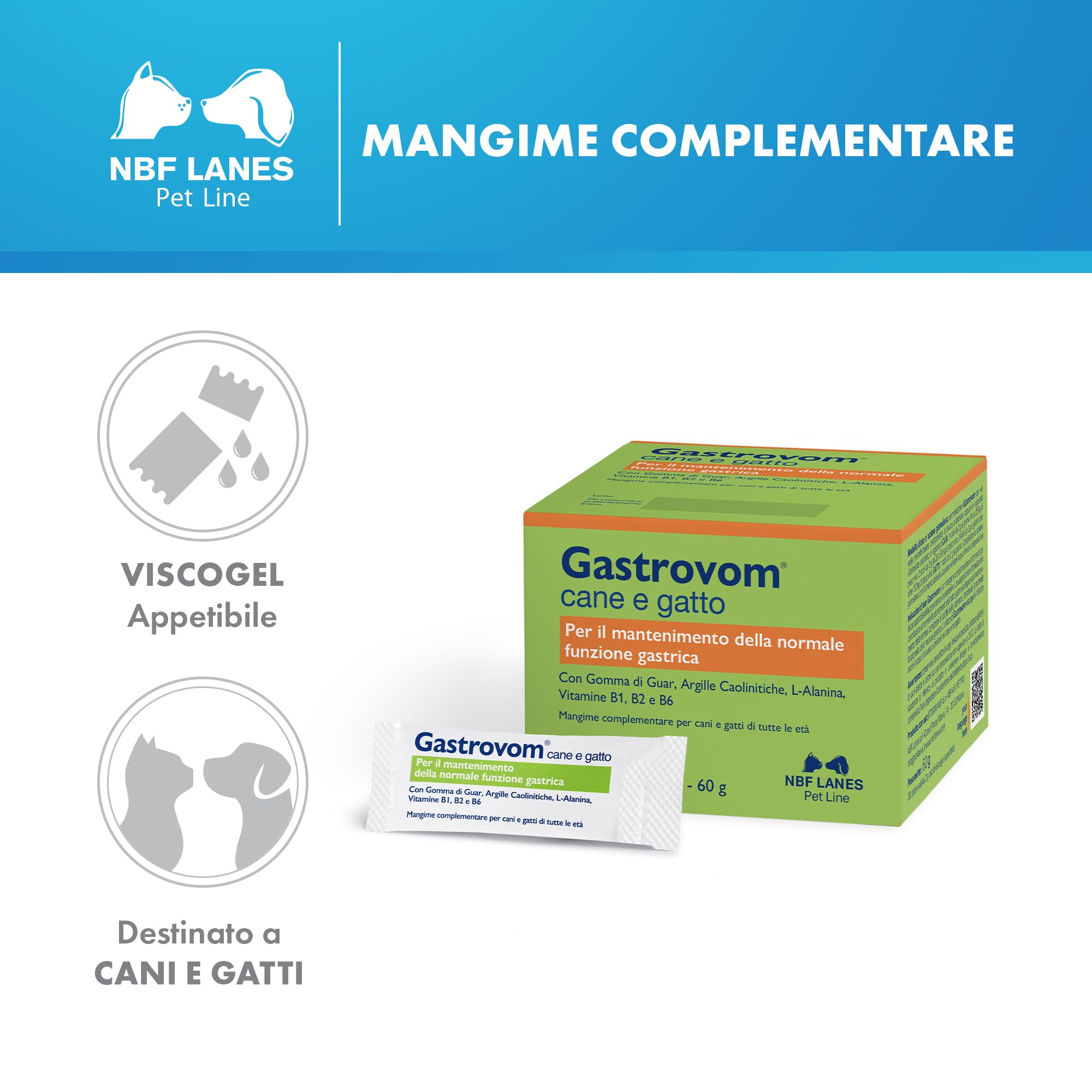 NBF Lanes | Gastrovom Dog and Cat, 30 Oral Sticks, for Maintaining Normal Gastric Function - 3