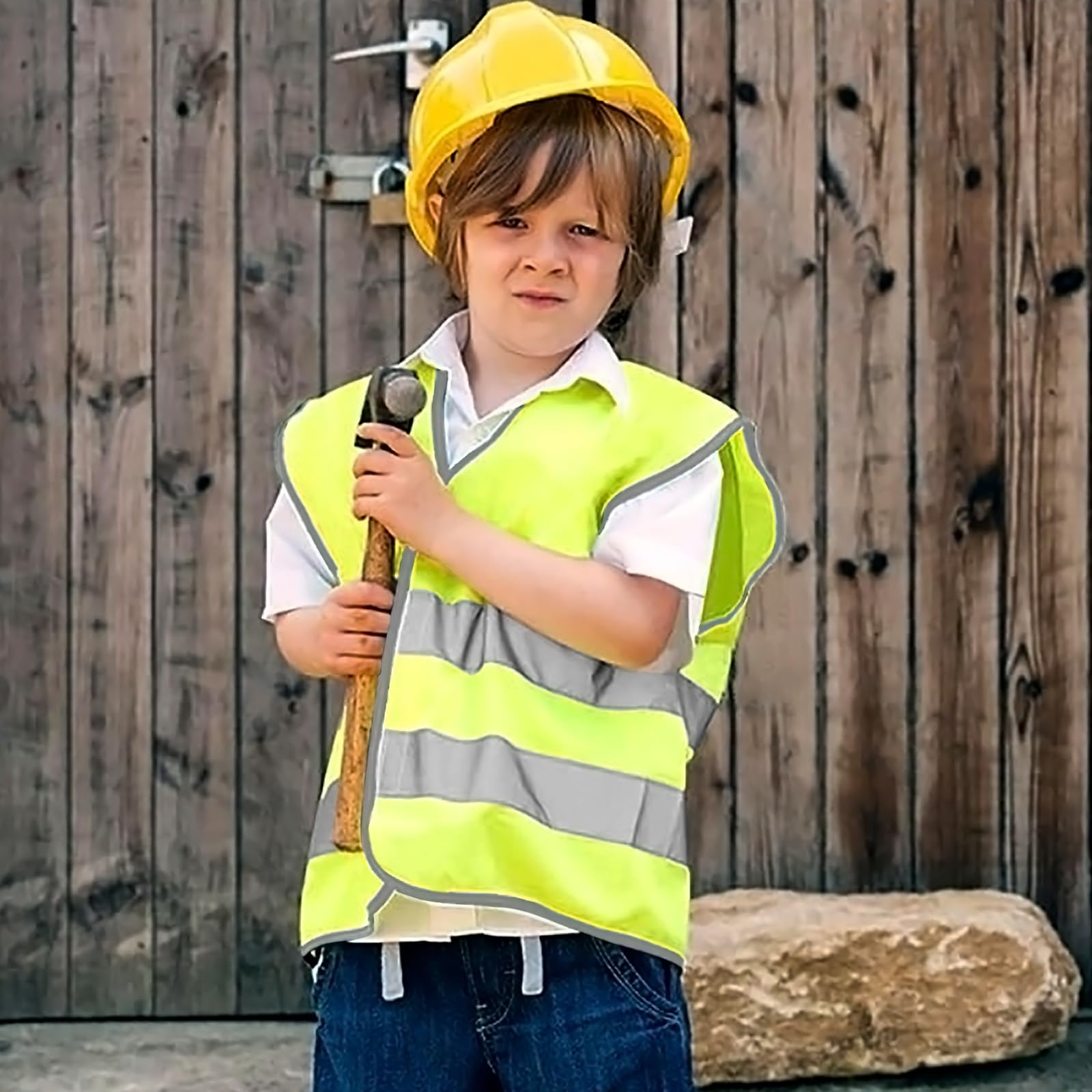 KIPTVO 2PCS Hi Vis Vests for Kids Kids High Visibility Reflective Vest, High Vis Vests - Image 3