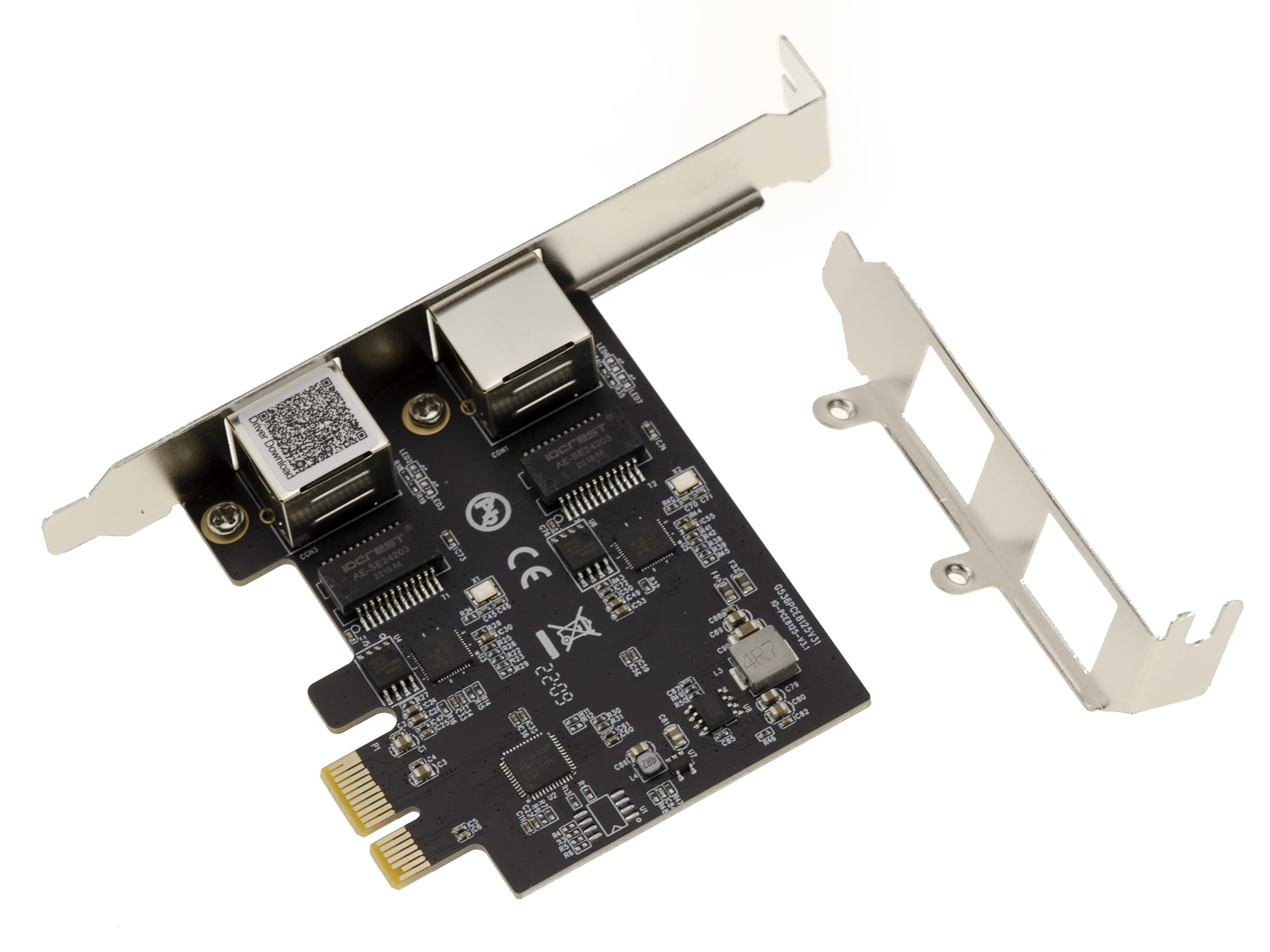 Scheda Di Rete PCIe Dual Port 2.5G - Controller RTL8125B | Per Windows E Linux - Foto 2