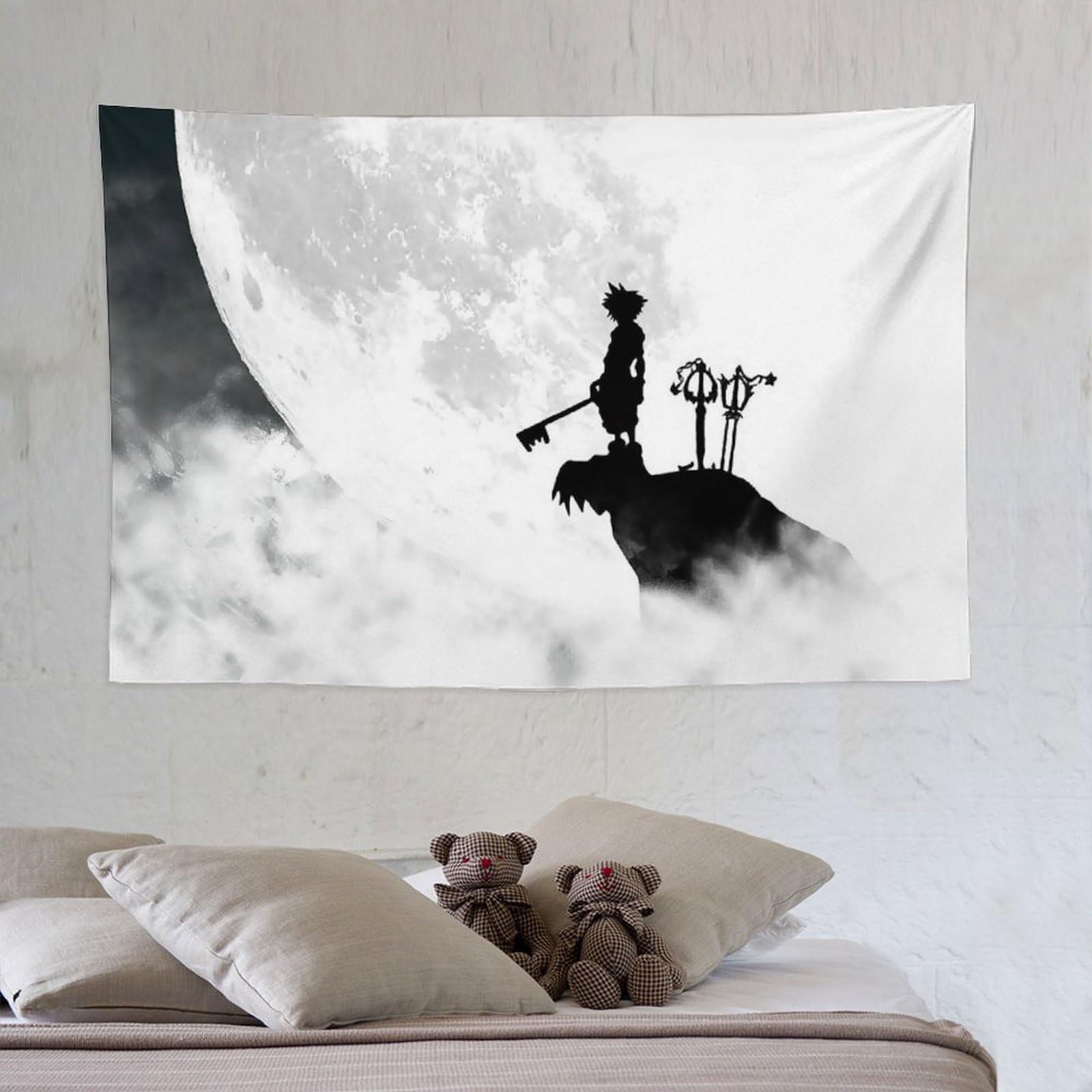 キングダムハーツ　ポスター　布ポスター Amazon.co.jp: タペストリー キングダムハーツ 布ポスター 装飾布