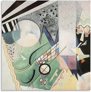 Wassily Kandinsky Green Composition Abstract Art Poster Decorative Painting Canvas Wall Art Living Room Posters Bedroom Painting 28x28inch(70x70cm)