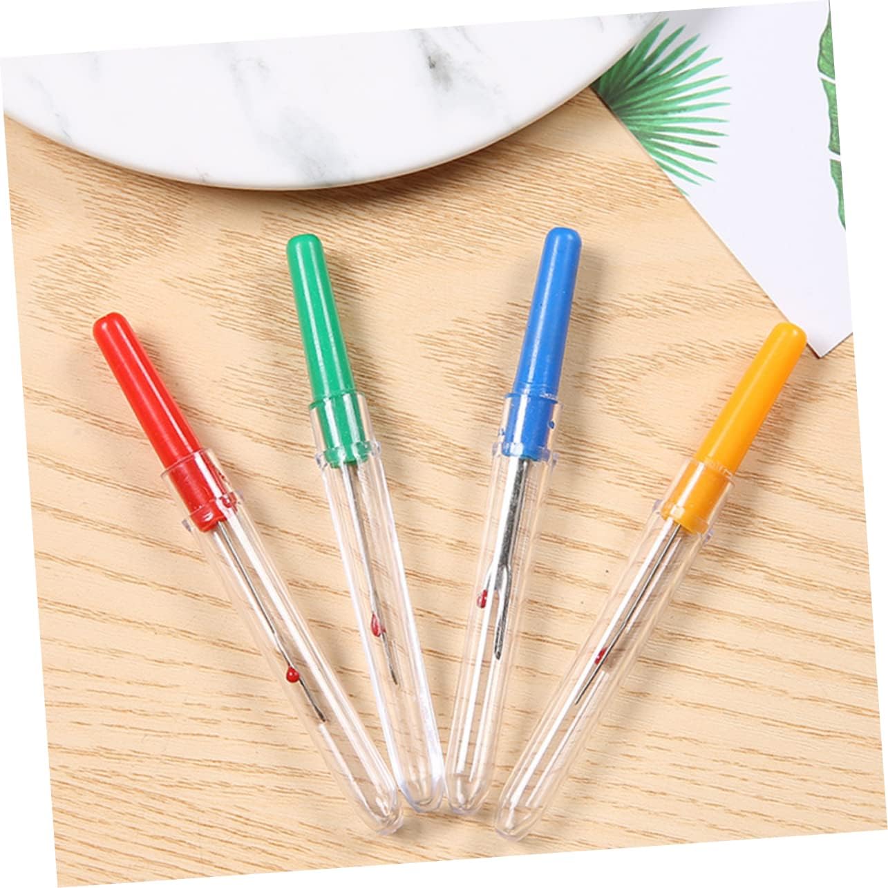 OHPHCALL 20pcs Seam Ripper Sharp Thread Cutter Tools for DIY Sewing and Embroidery Ergonomic Disconnector Release for Home Use Random Color