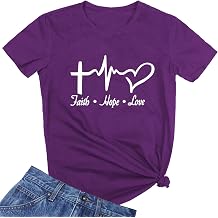 ROSEPARK Womens Graphic Cute Cotton Funny T Shirt Tees Gift Ideas
