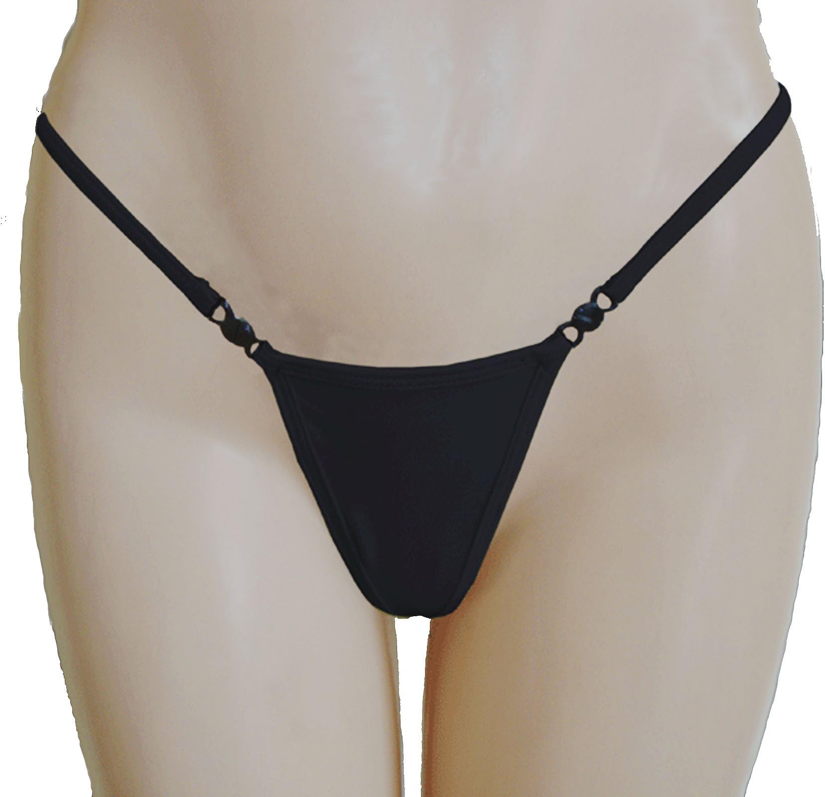 Nylon Spandex Dancer Clip V-Back G-String Bikini Bottom Made in U.S.A