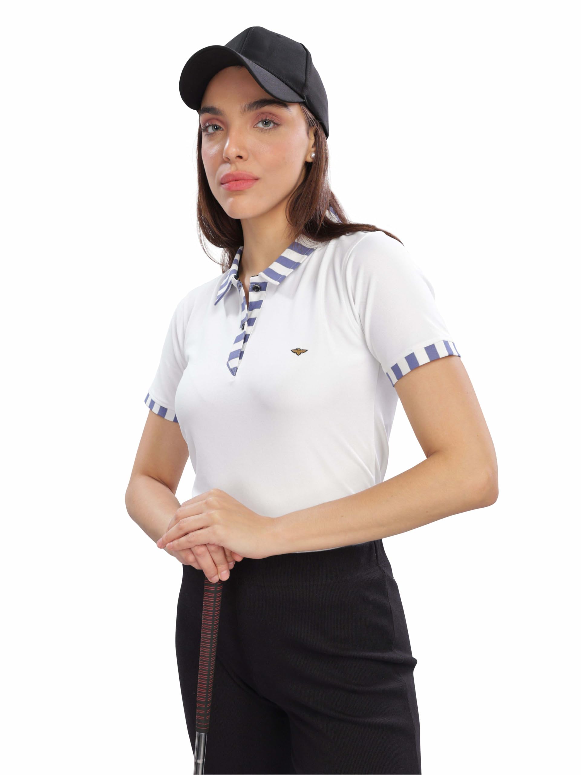 stellers Women's Polo Collar T-Shirt| Feather Touch Feel Regular Fit| Odour Resistant| Anti-Static| Wrinkle Free | Quick Dry | Stretchable | Lightweight | Sweat-Proof-picture-17