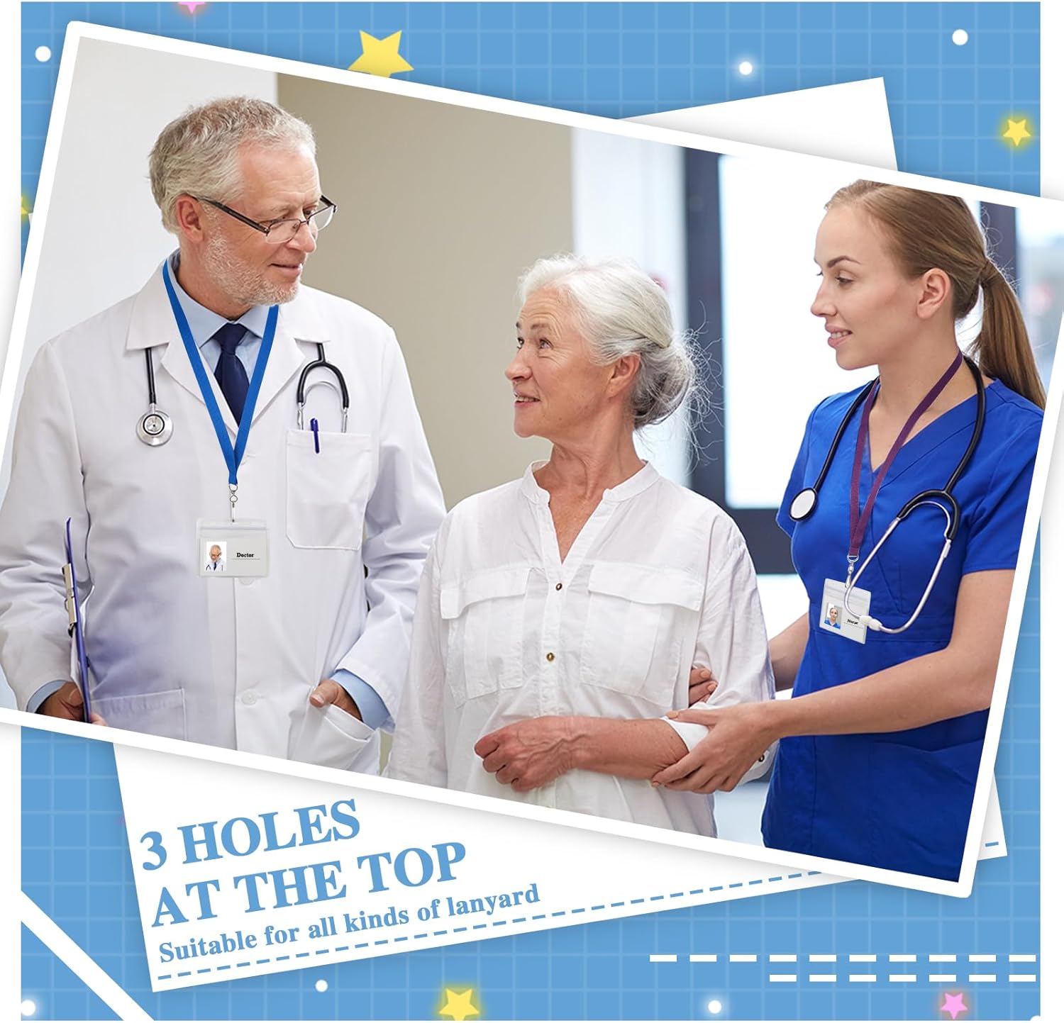 Qilery 500 Pcs Horizontal Badge Holder Clear Name Badge Holders Sealable Horizontal ID Badge Holder Plastic ID Card Holder Clear Badge Protector for Adult Credit Card Name Tag Work - Image 4