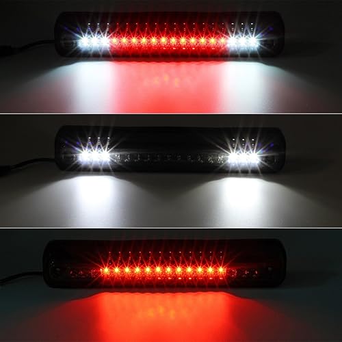 Miniatura 2 de Partsam Luz de freno de montaje alto, tercera luz de freno de repuesto para SilveradoC10 CK 1500 2500 3500 y Sierra CK 1500 2500 3500 1988 a 1998 -