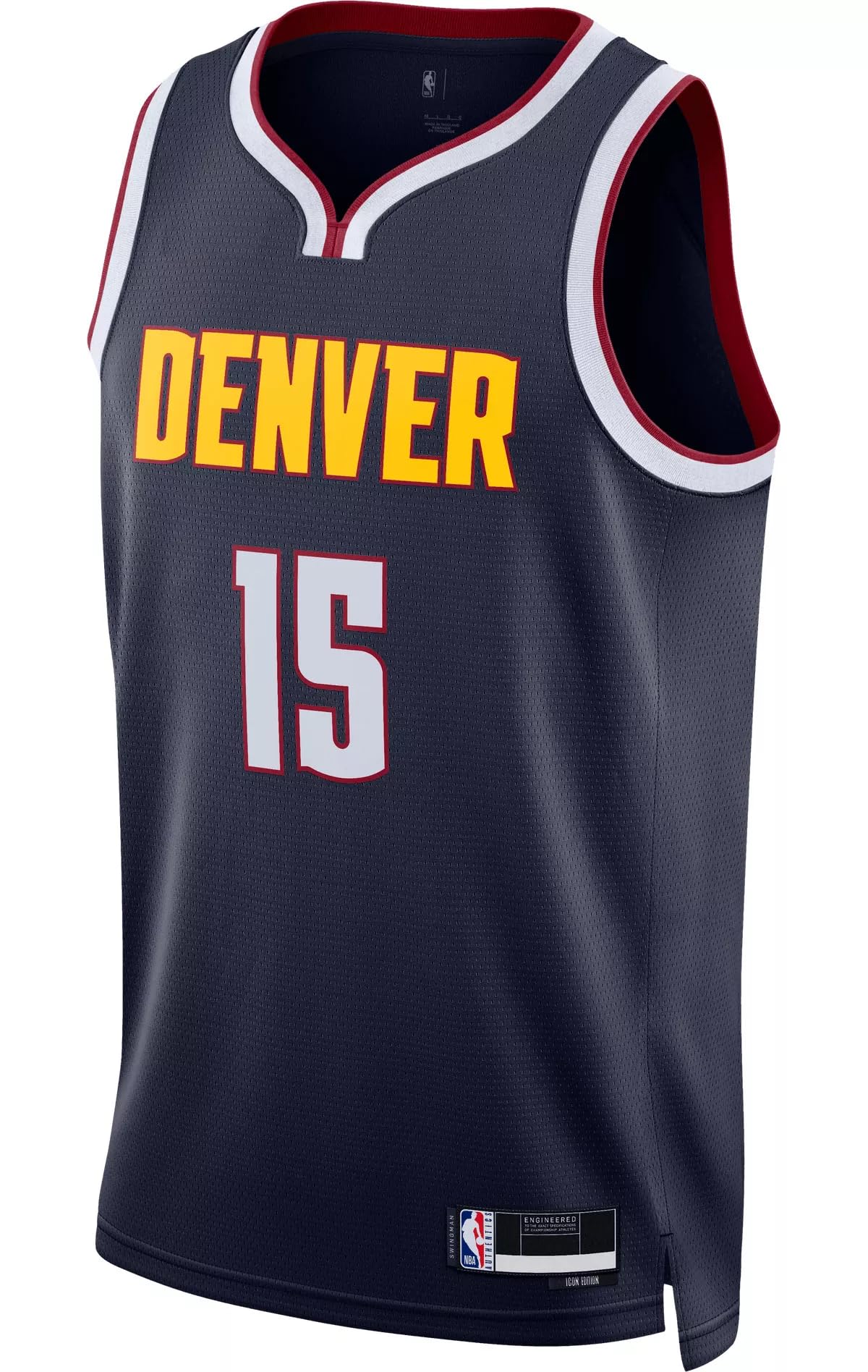 Nikola Jokic Denver Nuggets NBA Kinder Jugend 8-20 Navy Icon Edition Swingman Trikot