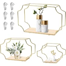 3-Piece Irregular Rectangle Wall Shelves | Floating Display Set