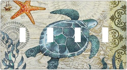 Miniatura 110 de 70s Retro Sun 1 Gang Outlet Covers Dúplex Receptáculo Hippie Hongo Placa de pared Decorativa Boho Sol Sunrise placa frontal Placa de interruptor