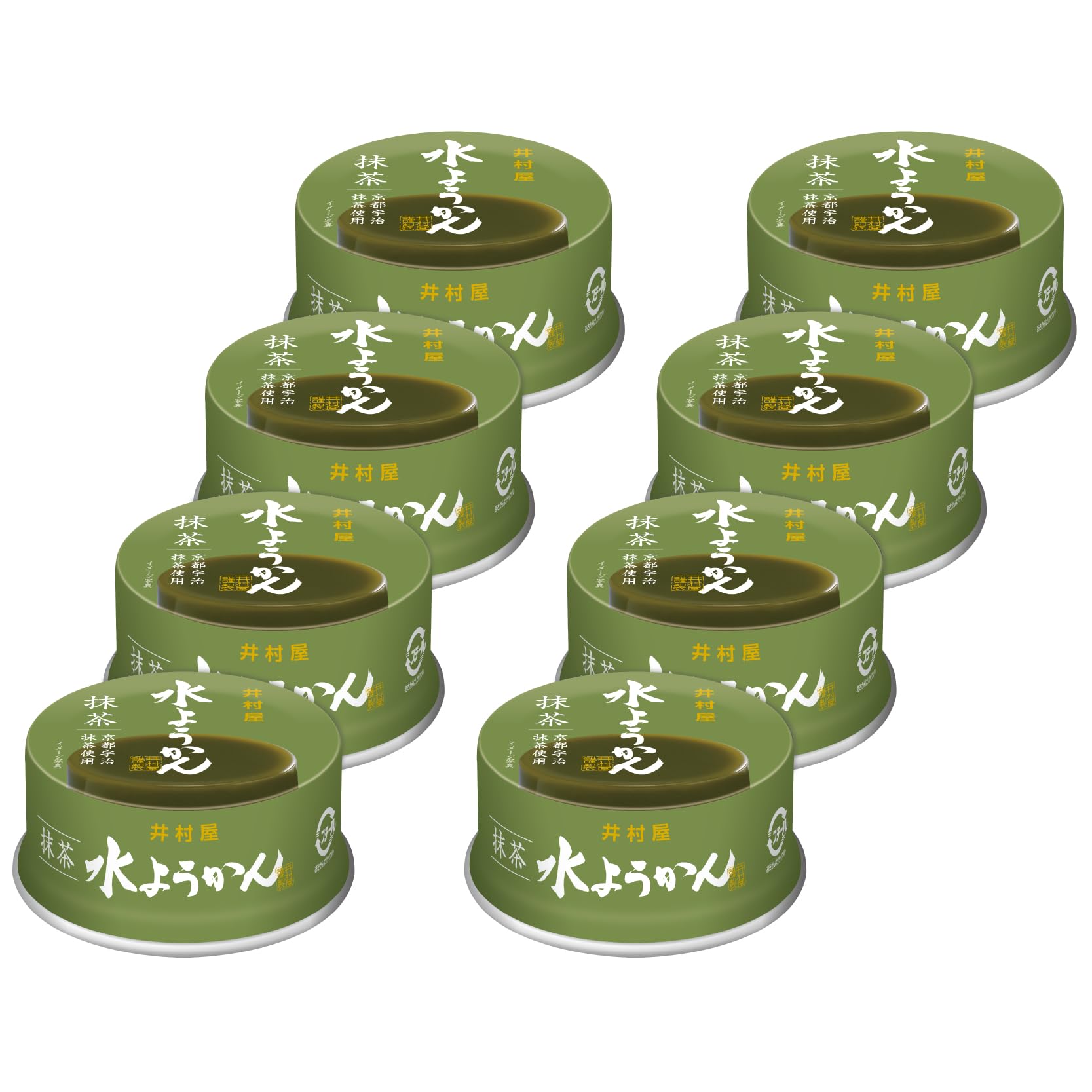 Amazon.co.jp: 井村屋 缶水ようかん 抹茶【缶切り不要】【常温保管