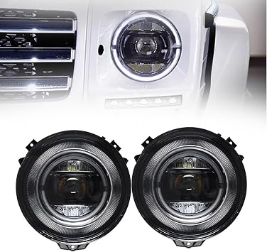 Auto Headlight Assembly for W463 2007-2017 G350 G500 G55 G63 Car LED Headlight Headlamp DRL Signal Projector Lens Auto Car Styling Headlight Front Lamp Assen Black