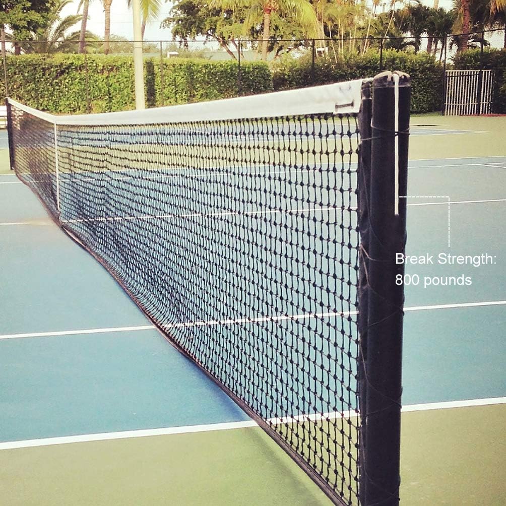 Aoneky 47ft 1/4'' Stainless Steel Replacement Tennis Net Cable, Tennis Court Net Headline Wire Cable : Sports & Outdoors