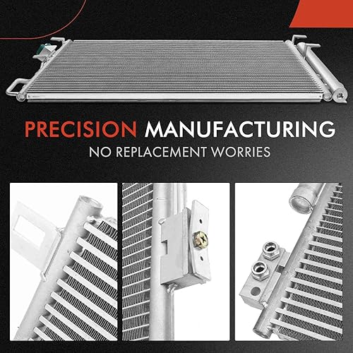 Miniatura 8 de A-Premium Condensador de aire acondicionado compatible con Jeep Grand Cherokee 2011-2021 y Dodge Durango 2011-2021, repuesto # 55038003AE