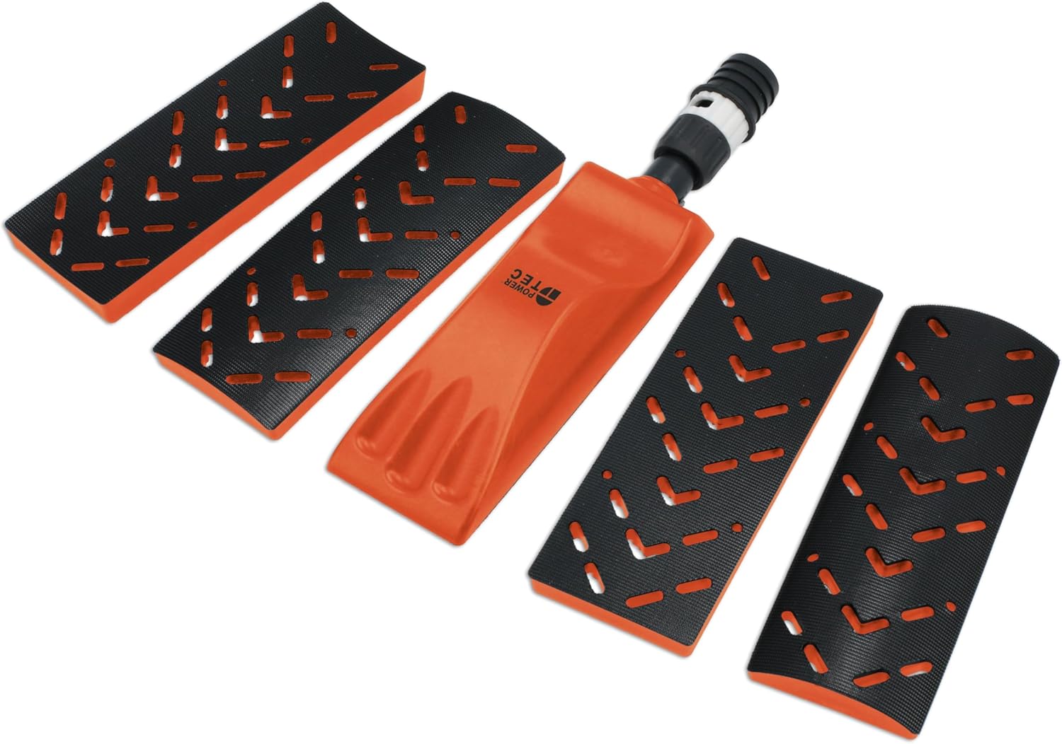 PowerTec 92709 Sanding Block with Dust Extraction 5pc - 70 x 198mm