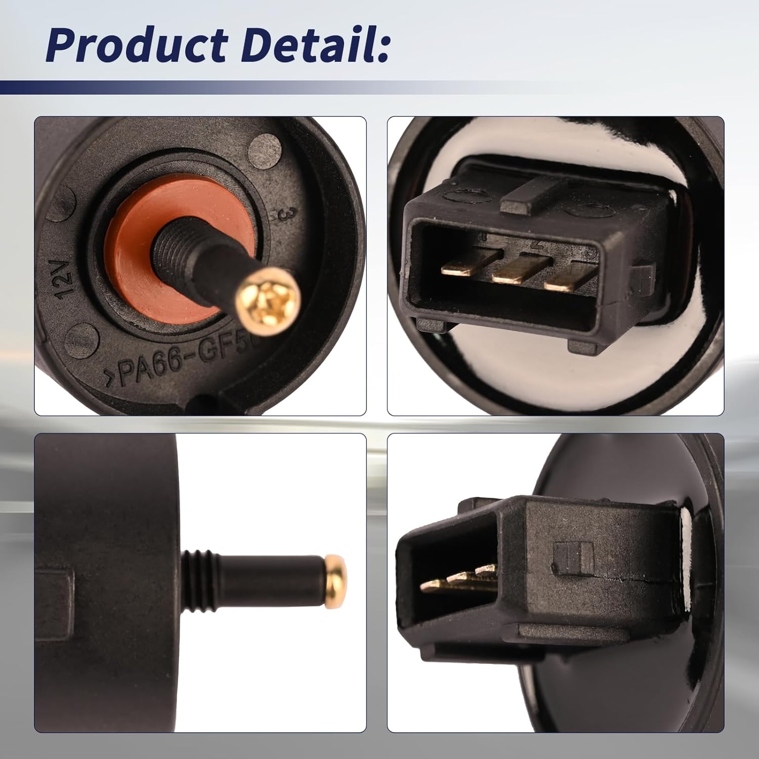 1J430-43880 Fuel Filter Sensor Tractor Switch Assembly Compatible with Kubota V1803 V2403 V3307 V3800 Engine