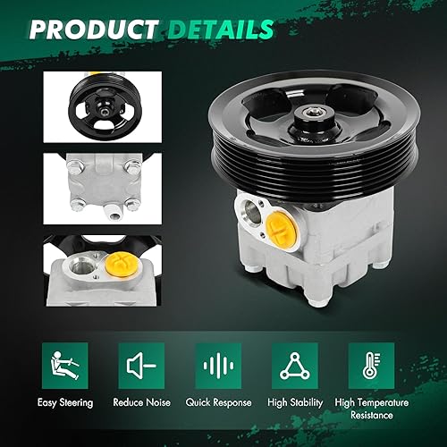 Miniatura 674 de SCITOO Bomba de dirección asistida compatible para 2005 para Saab 9-2X 2.0L, 2006 para Saab 9-2X 2.5L, 2004-2005 para Subaru Impreza 2.0L, 21-5396