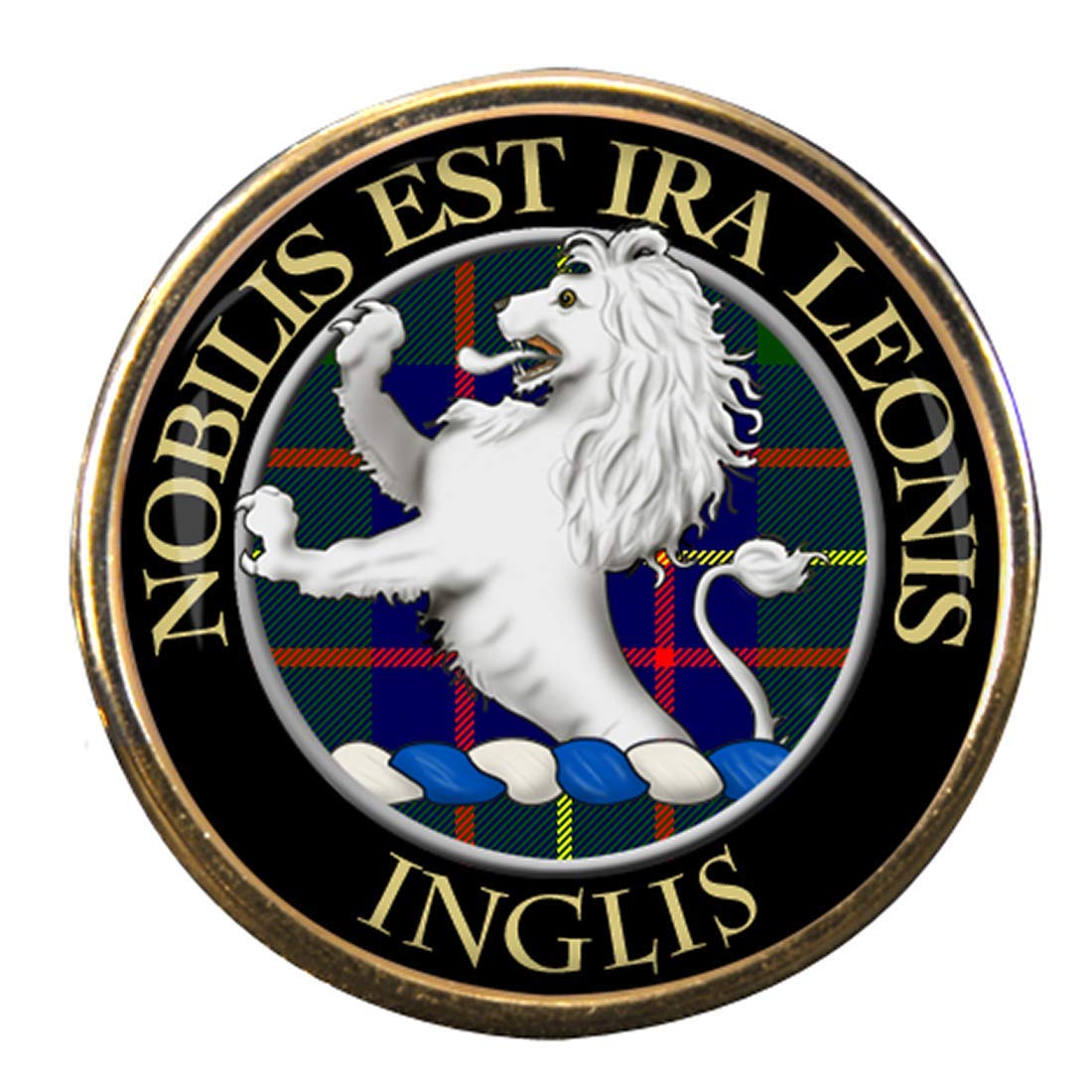 Inglis Scottish Clan Pin Badge