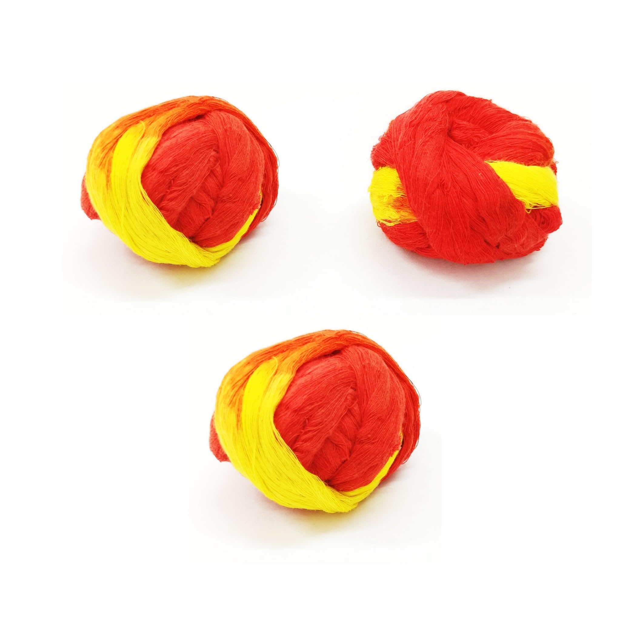 Divine Religious Sacred Handmade Red Thread Kalawa Nadachadi Cotton Wrist Band Pooja moli | Lachha Mouli Kalava | Raksha Sutra 𝓕or Pujan, Havan, Worship, Diwali, Festival. (Round, Pack of 3)