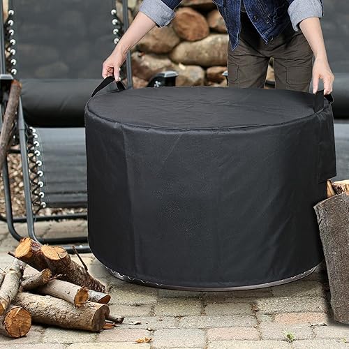 Miniatura 66 de SheeChung Cubierta para hoguera para estufa individual, hoguera al aire libre, sin humo, pequeña, redonda, impermeable, refugio de poliéster 600D