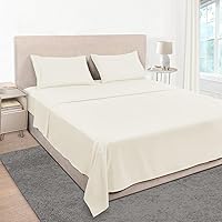 Vista 73 de Mejoroom Sábanas a rayas tamaño completo - sábanas de lujo de 1800 hilos con bolsillo profundo de 16 pulgadas, colección de ropa de cama de alta