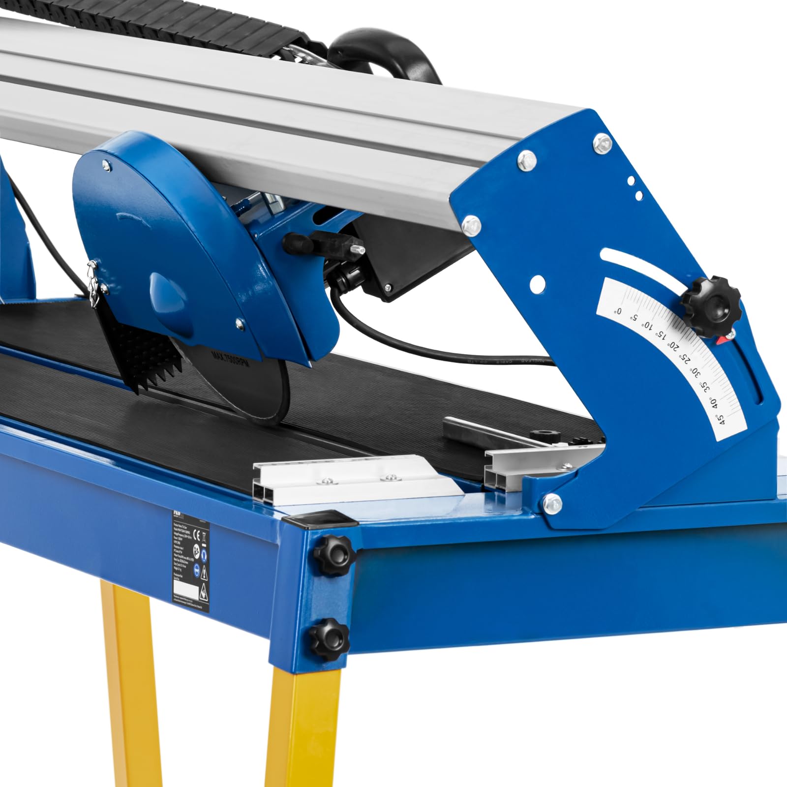MSW MSW-TSAW1500PRO Elektrischer Fliesenschneider 1500 W bis 42 mm Winkelverstellung Fliesenschneidmaschine Nassschneidemaschine Nassschneider