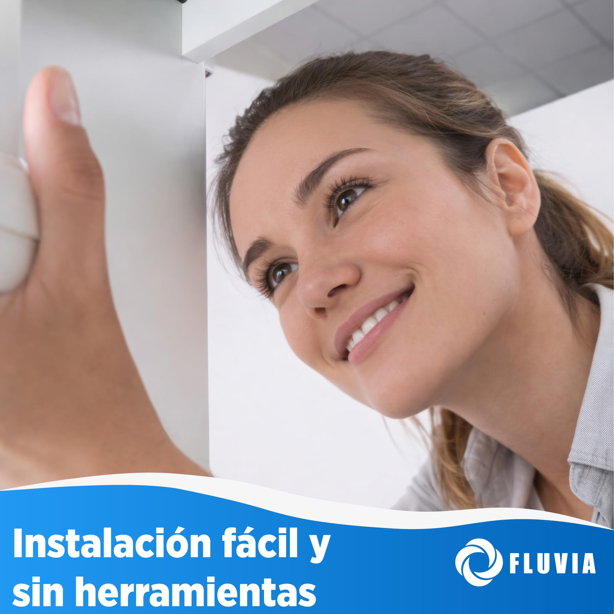 Sifon Curvo Extensible para Fregadero con Toma Lavadora y Lavavajillas de 20 mm con Racor 1 1/2 y Salida 40 mm con Reduccion 32 mm Ajustable 27 5 a 33 cm Antiolor Antifugas Polipropileno FLUVIA