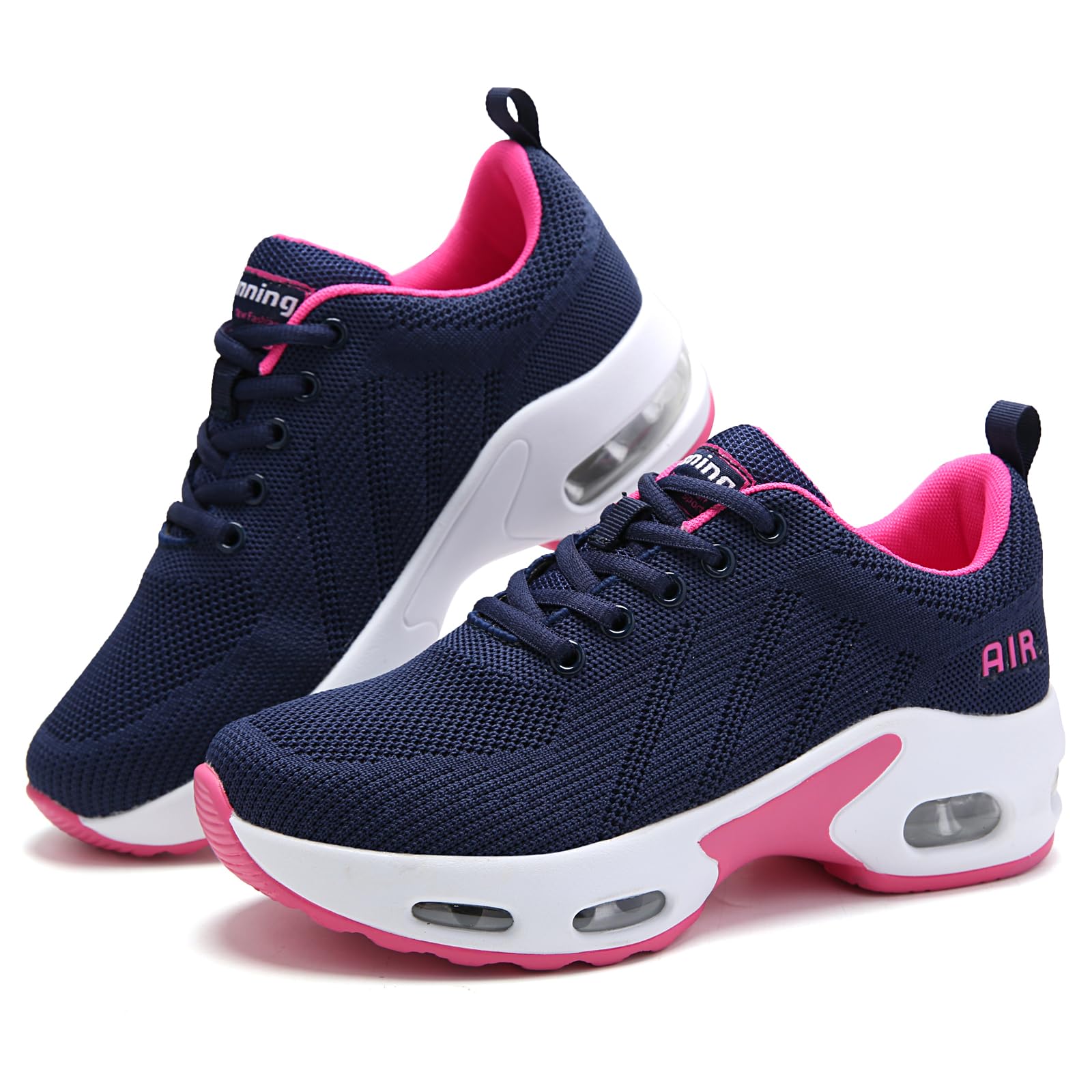 Zapatillas Deportivas Mujer Running Sneakers con Soporte Arco Comodas Casual Ligeras de Malla Zapatos