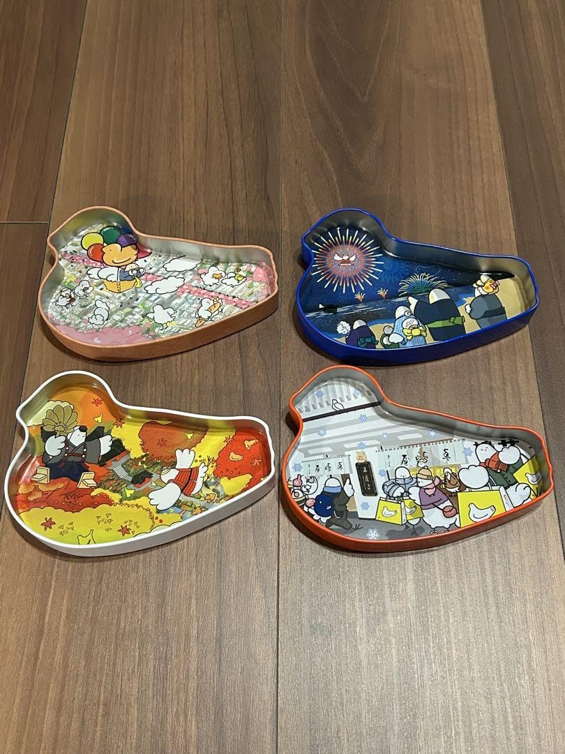 鳩の日 鳩サブレー 4色 収納缶 新品未使用 3セット Amazon.co.jp: 豊島屋 鳩サブレー 缶 4色セット 鳩の日限定