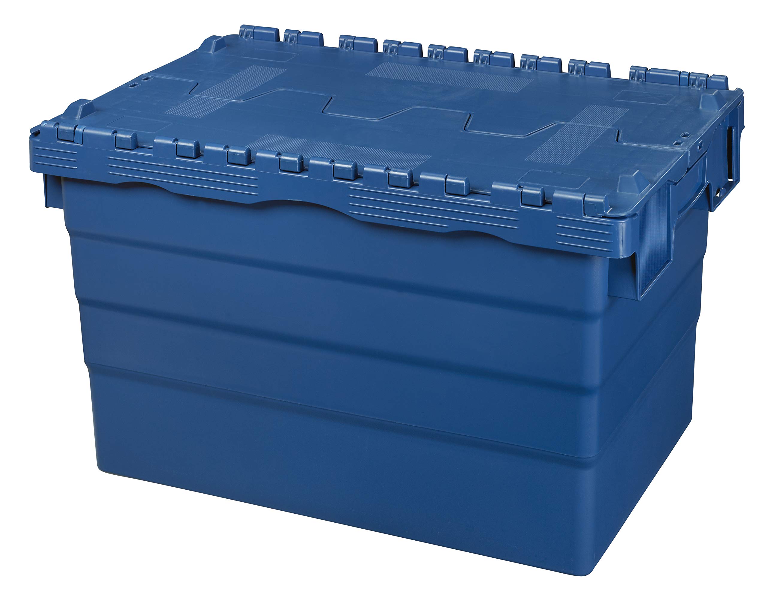 Logiplast 4 Stück Lagerboxen mit Deckel 45 Ltr., 60 Ltr., 68 Ltr., 78 Ltr. Volumen in Blau
