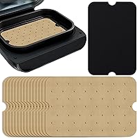 Vista 7 de WMKGG 200 piezas de papel pergamino sin blanquear para hornear, hojas de papel pergamino precortadas de 9 x 13 pulgadas para cocinar, asar a